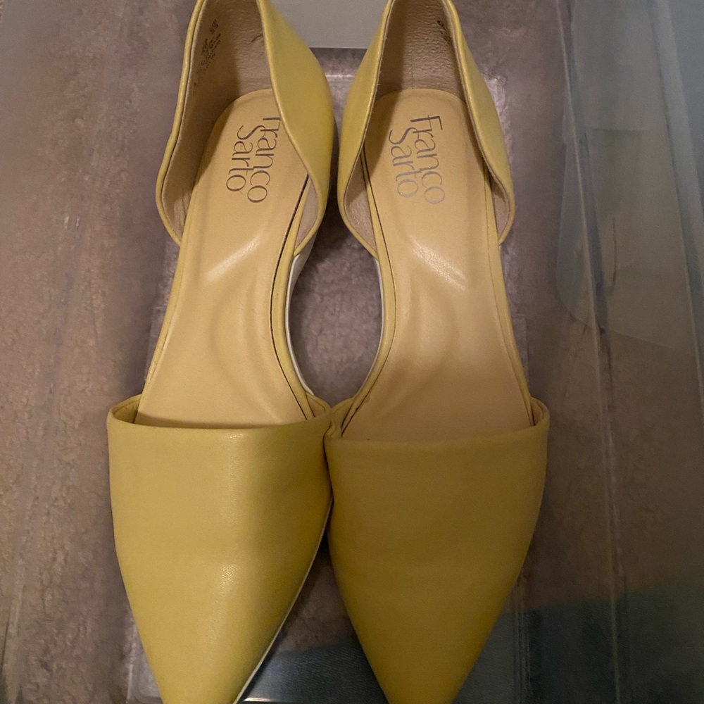 Franco Sarto Women's Mustard Yellow Flats
